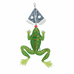 Fladen Frog med roterende ske - 13 cm / 15 gr - green/gold